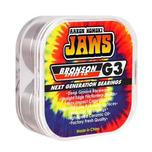 Bronson Bearings G3 Jaws Aaron Homoki PRO Skateboard Bearings