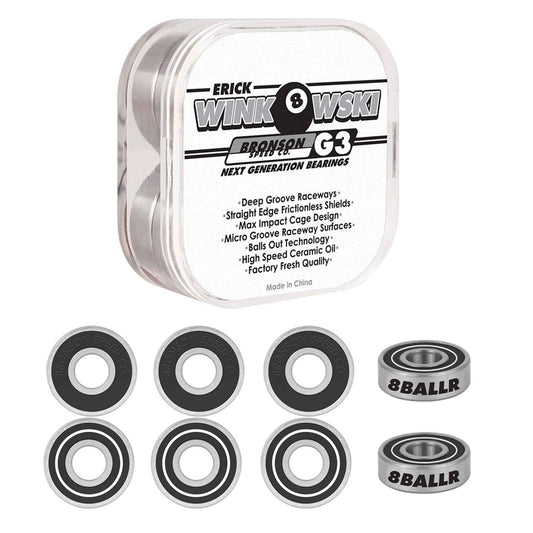 Bronson Bearings G3 WINKOWSKI PRO Next Gen Skateboard Bearings