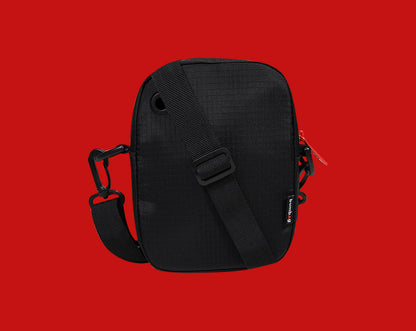 Bumbag x Todd Bratrud Compact Black Shoulder Skate Messenger Bum Bag Waist Pack