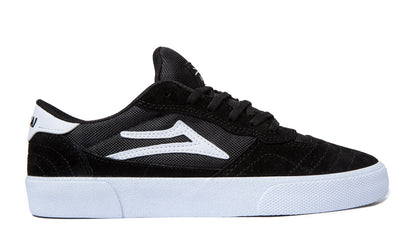 Lakai Shoes Cambridge Black White Suede USA SIZE Skateboard Sneakers