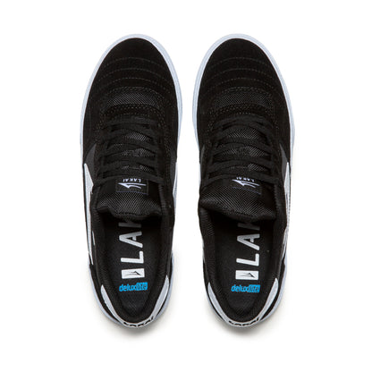 Lakai Shoes Cambridge Black White Suede USA SIZE Skateboard Sneakers
