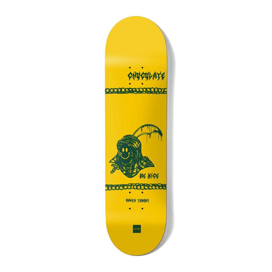 Chocolate Skateboard Deck Be Nice One-Off WR41 Raven Tershy 8.5"