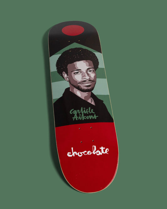 Chocolate Skateboard Deck Carlisle Aikens Hecox Portrait 8.5"