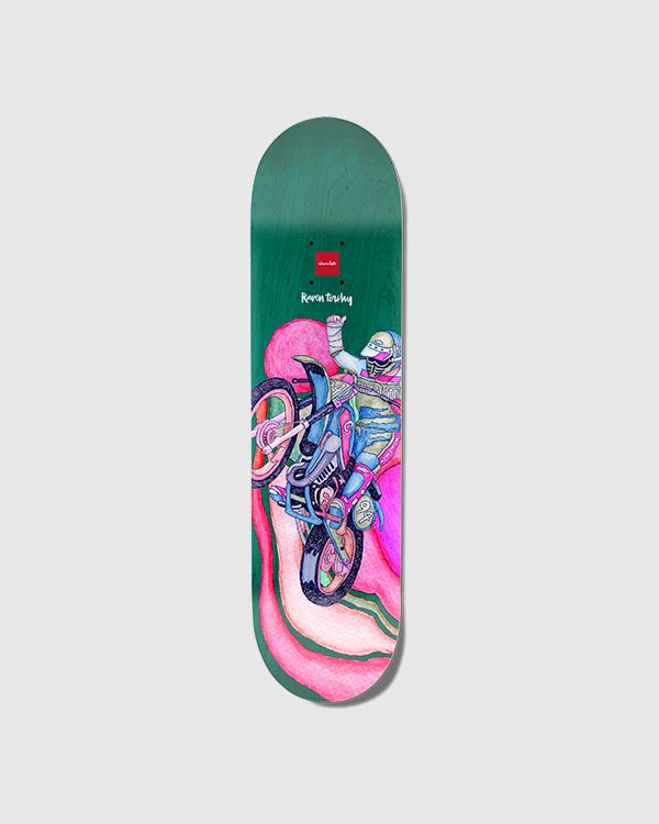 Chocolate Skateboard Deck Raven Tershy Psych Bike 8.25" WR41 One-Off