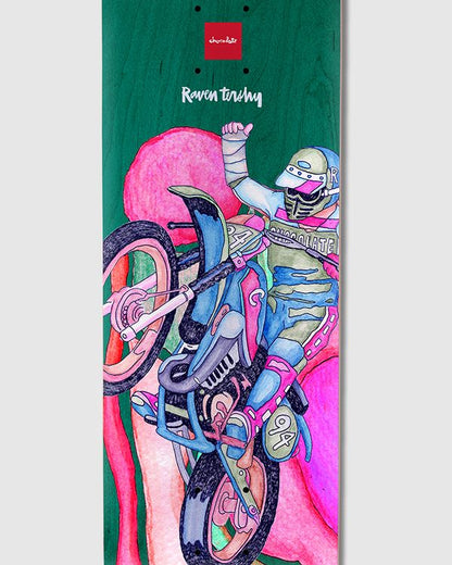 Chocolate Skateboard Deck Raven Tershy Psych Bike 8.25" WR41 One-Off