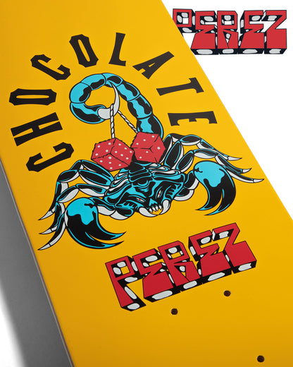 Chocolate Skateboard Deck Stevie Perez Scorpion Dice 8.4"