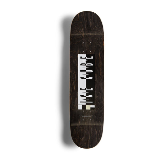 Color Bars Skateboard Deck Ice Cube Drop Top 8.25"