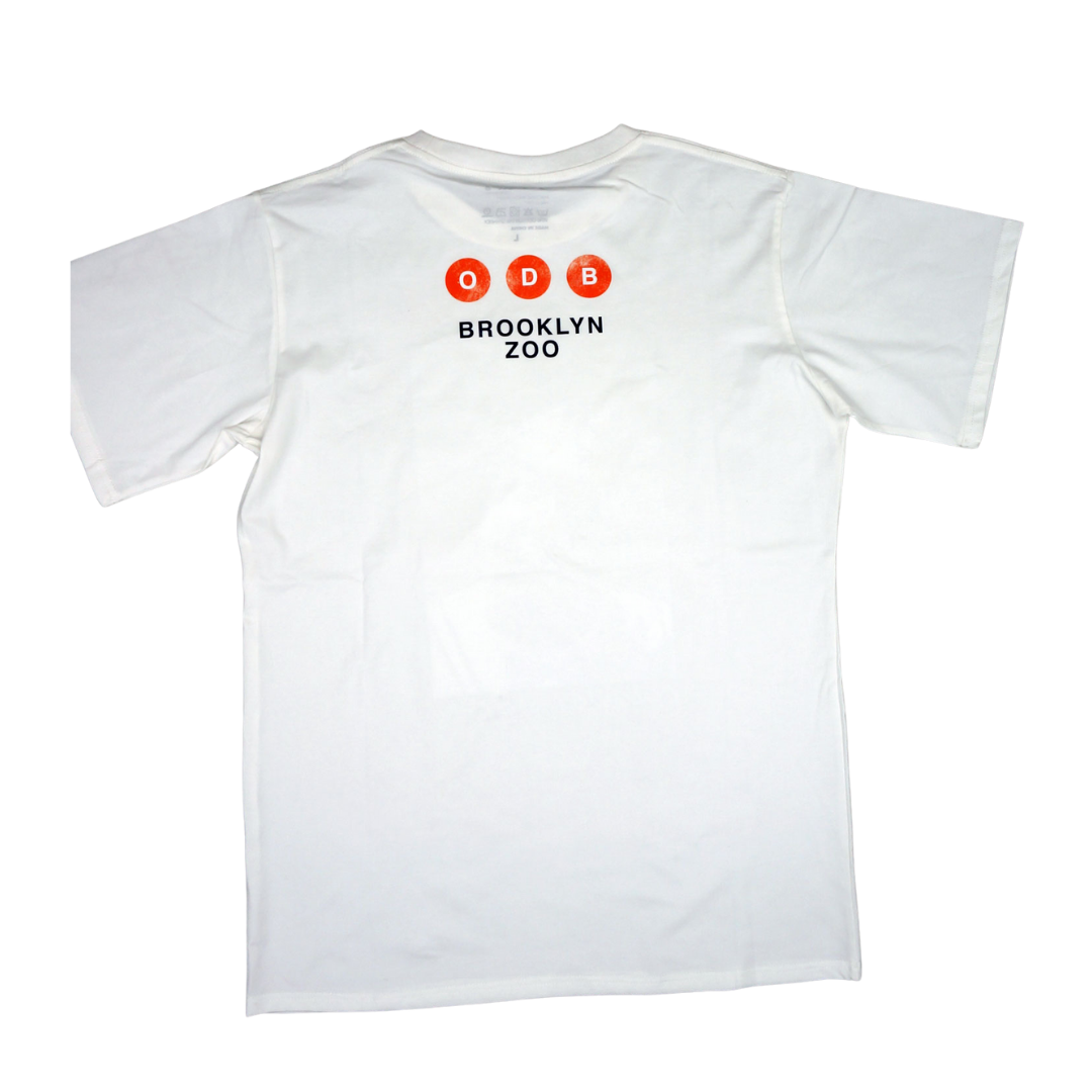 Colours Collectiv Tee x ODB Portrait White Skateboard T-Shirt