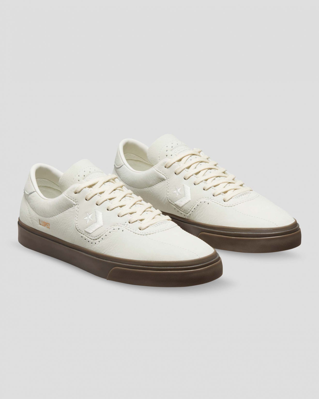 Cons Shoes Louie Lopez Pro Low Egret Dark Mushroom Converse Skateboard Sneakers