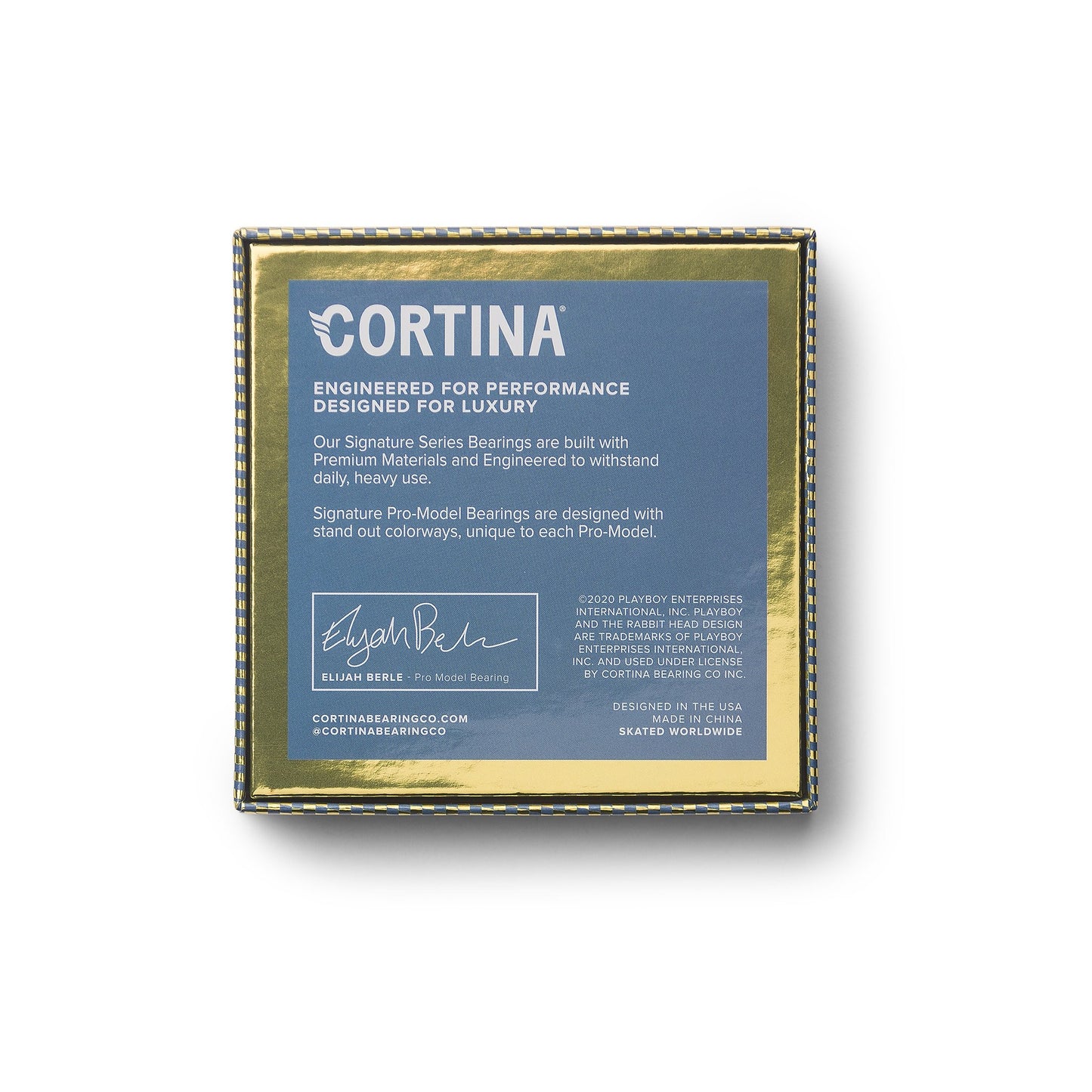 Cortina Skateboard Bearings Elijah Berle Signature PlayBoy Rose Gold