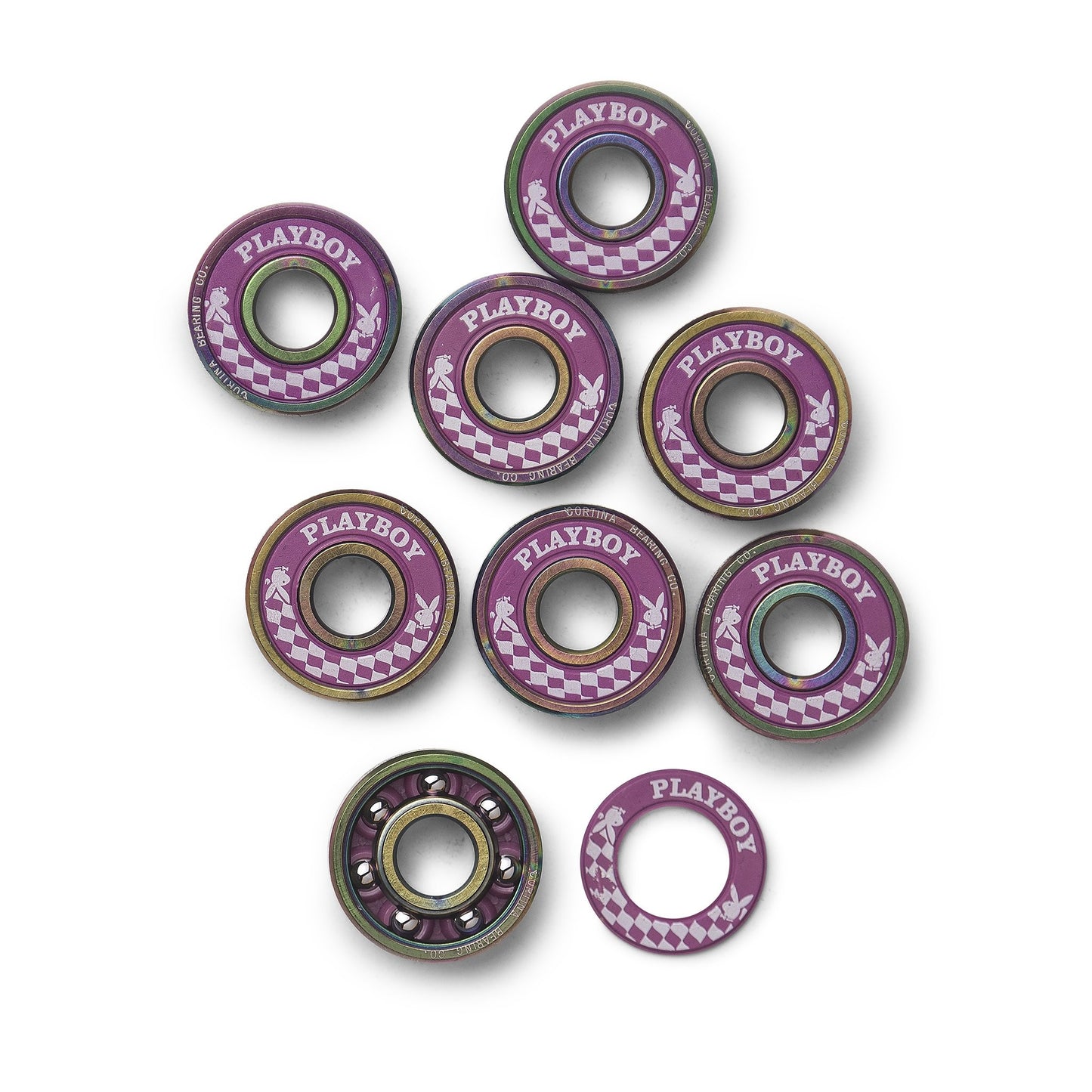 Cortina Skateboard Bearings Na-kel Smith Signature PlayBoy Petrol Finish