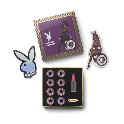 Cortina Skateboard Bearings Na-kel Smith Signature PlayBoy Petrol Finish