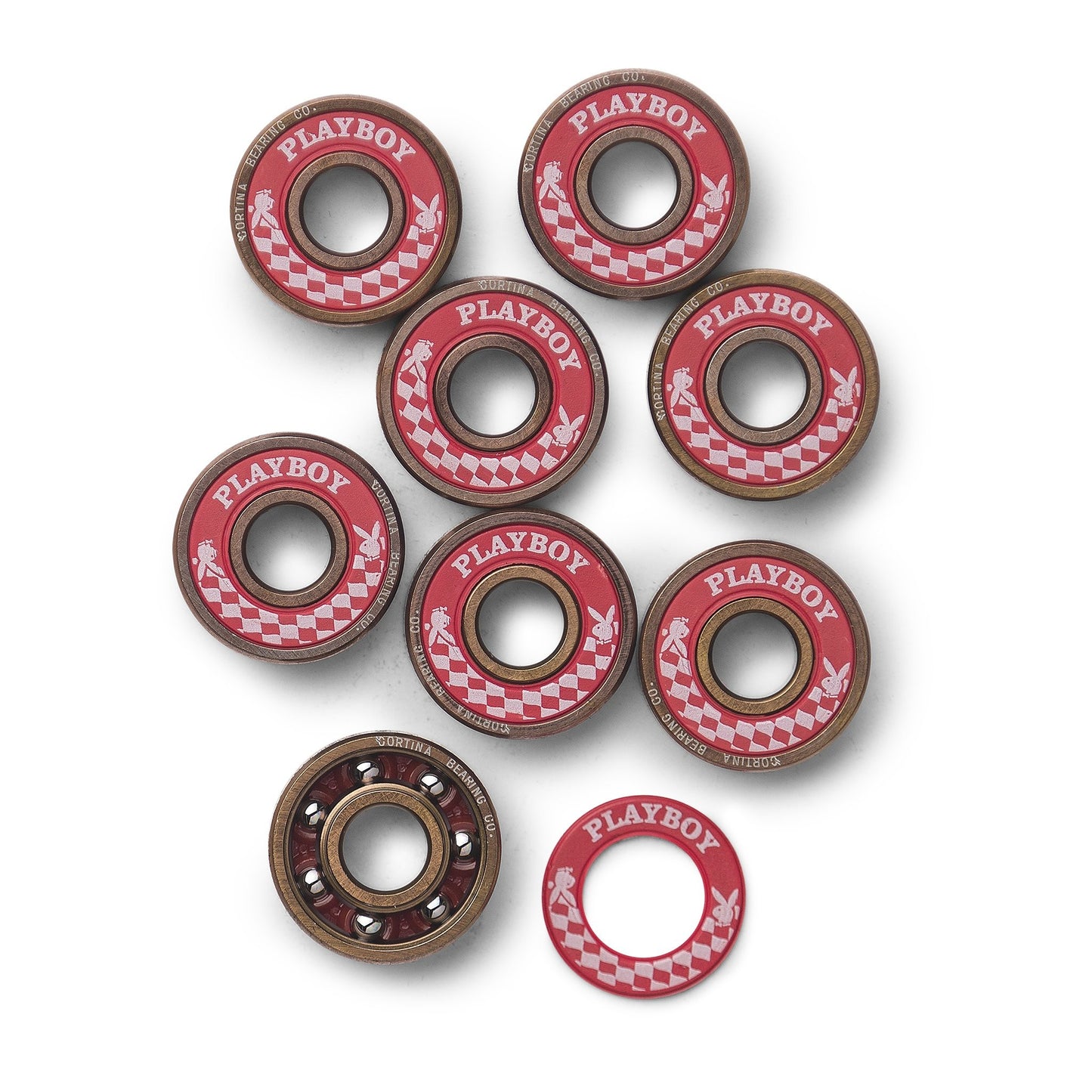 Cortina Skateboard Bearings T Funk Signature PlayBoy Rose Gold