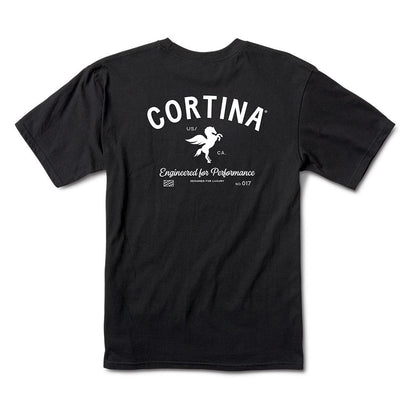 Cortina Tee Pegasus Pocket Tee Black Premium Skateboard T-Shirt