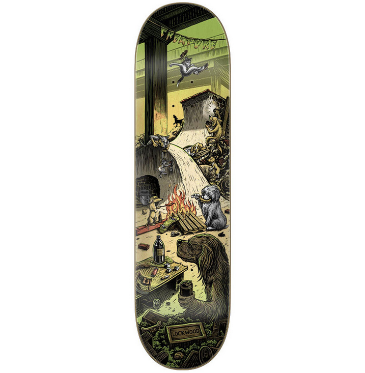 Creature Skateboard Deck Cody Lockwood Bridge Dawgz 8.25"