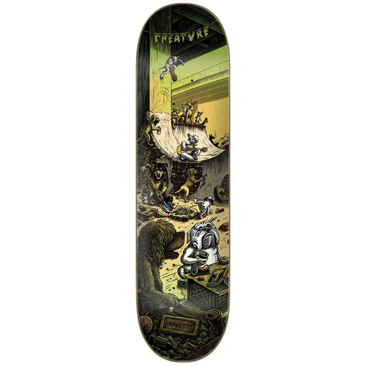 Creature Skateboard Deck David Gravette Bridge Dawgz 8.3"