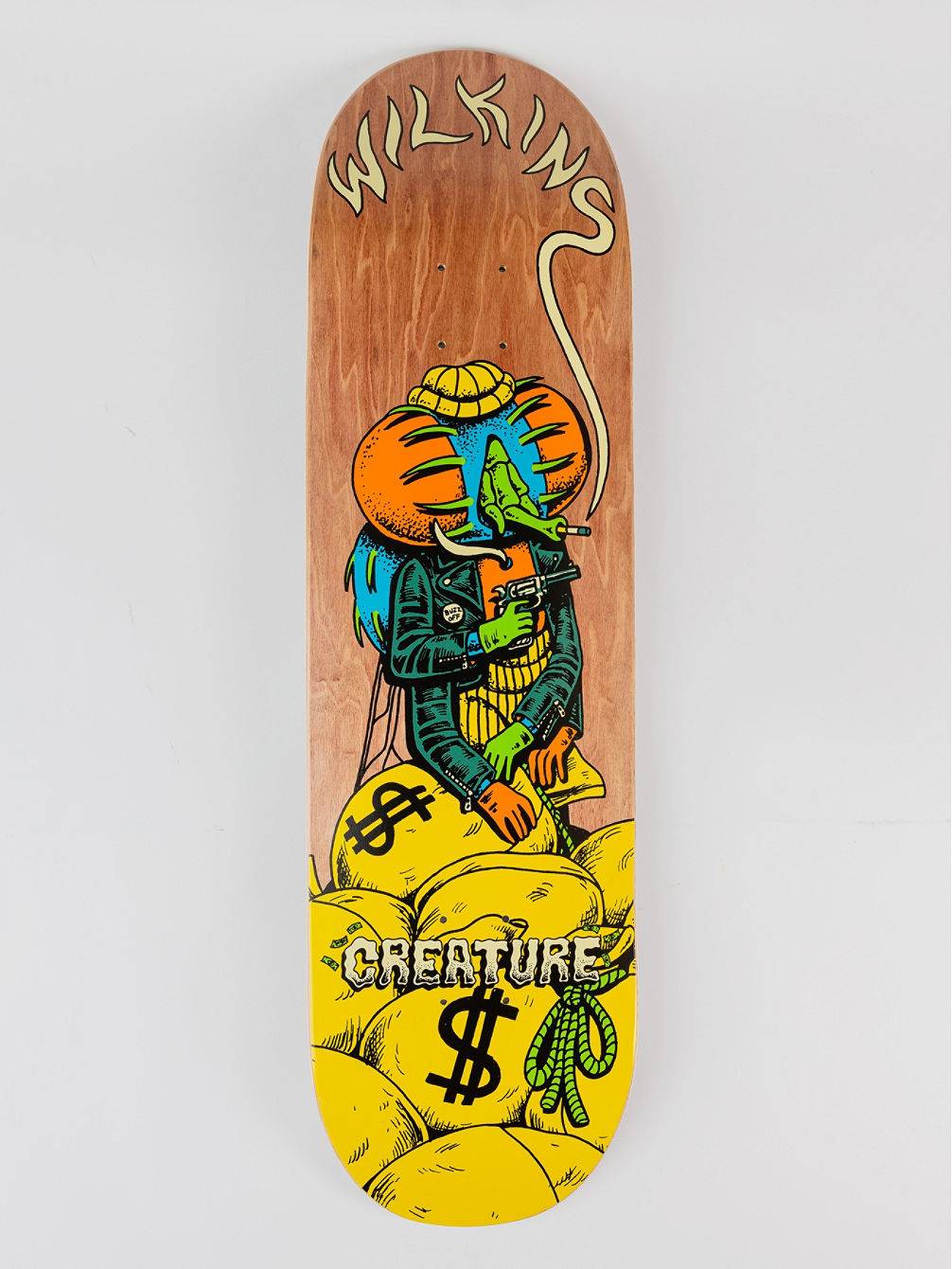 Creature Skateboard Deck Jimmy Wilkins Heist 8 8