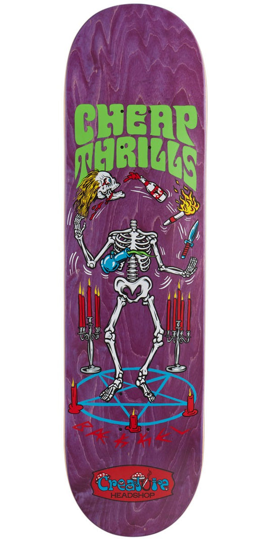 Creature Skateboard Deck Kevin Baekkel CHEAP THRILLS 8.37"