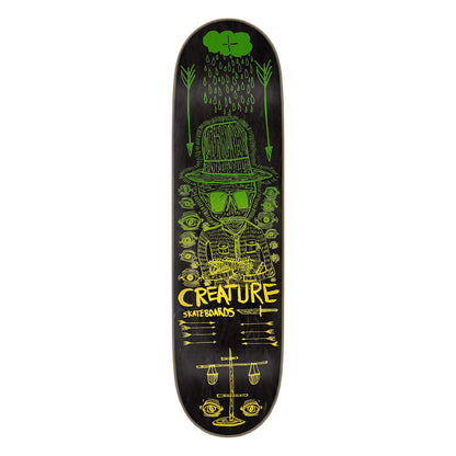 Creature Skateboard Deck MAGIC HANDS LG 8.5"
