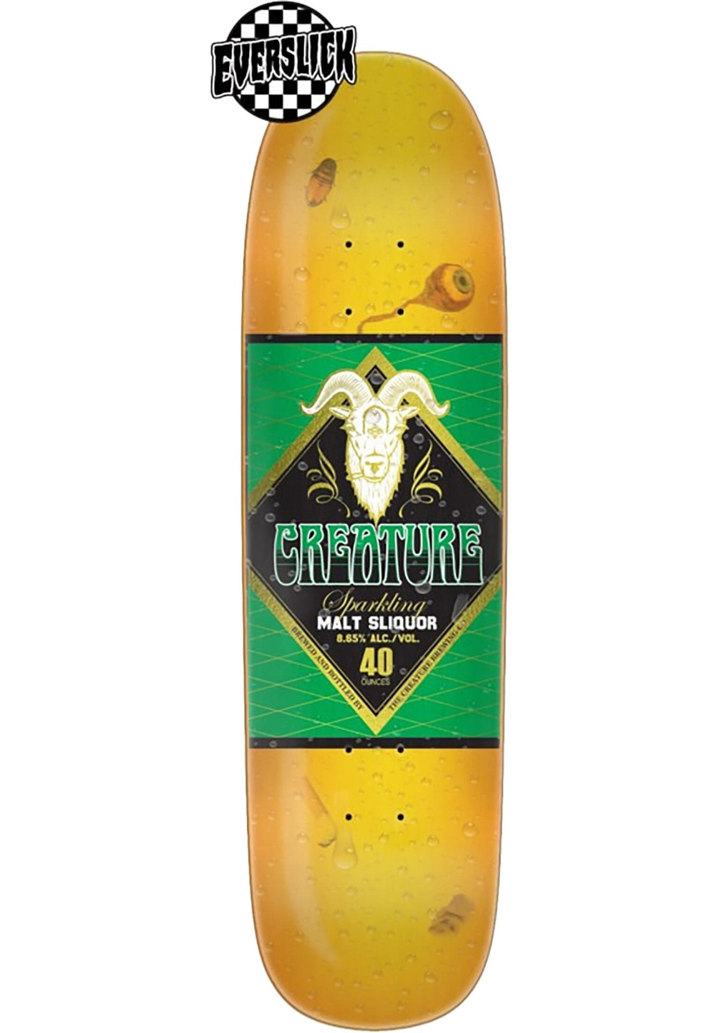 Creature Skateboard Deck Malt Sliquor MD Everslick 8.65"