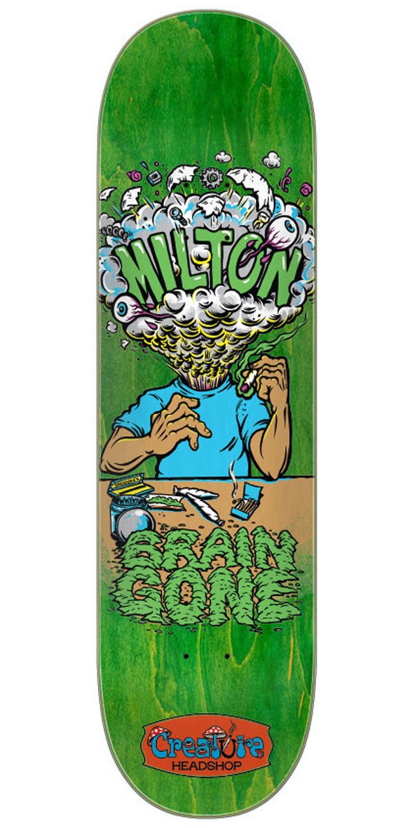 Creature Skateboard Deck MILTON BRAIN GONE 8.6"