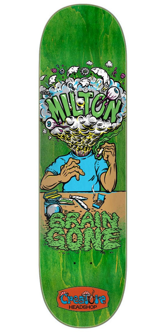 Creature Skateboard Deck MILTON BRAIN GONE 8.6"