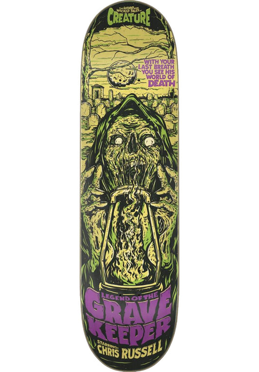 Creature Skateboard Deck Chris Russell Wicked Tales 8.5"