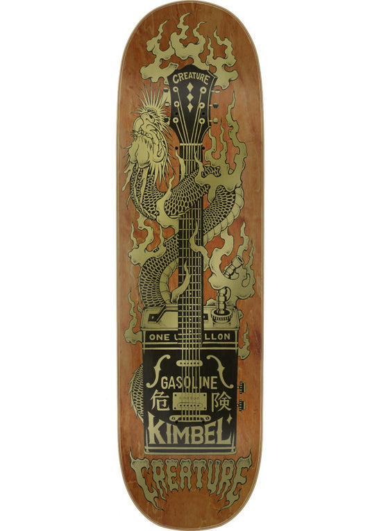 Creature Skateboard Deck Willis Kimbel Gas Can Flames 9"