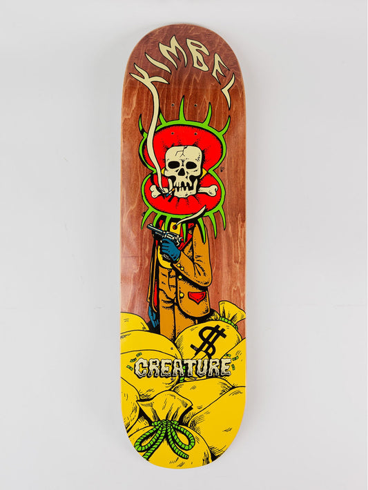 Creature Skateboard Deck Willis Kimbel Heist 9"