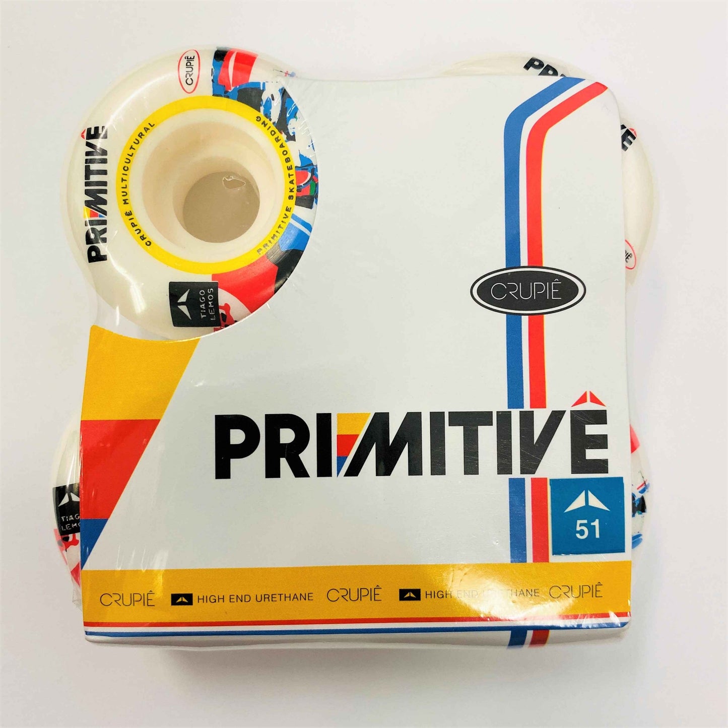 Crupie Skateboard Wheels Tiago Lemos x Primitive 51mm 101a