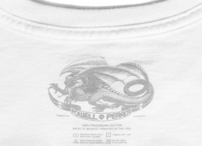 Powell Peralta Tee Rat Bones White Reissue Skateboard T-Shirt