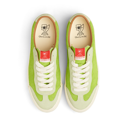 Last Resort AB Shoes VM004 Chris Milic Green Suede Lo US Skateboard Sneakers