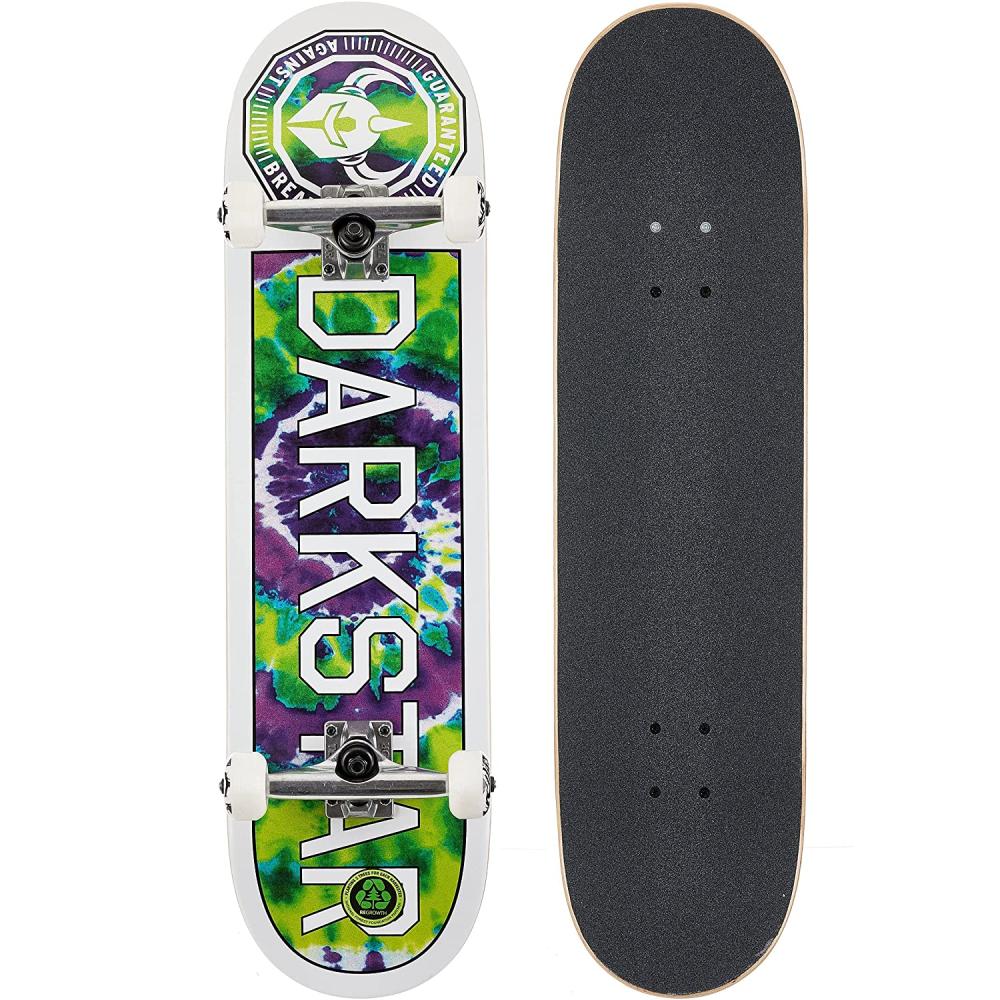 Darkstar Skateboard Complete Timeworks Green Tie-Dye 8.25" FU