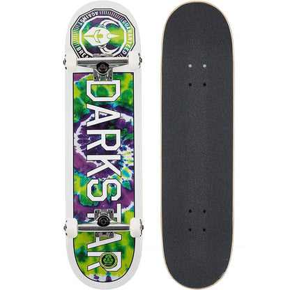 Darkstar Skateboard Complete Timeworks Green Tie-Dye 8.25" FU