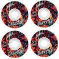 Darkstar Skateboard Wheels Blacklight Red 54Mm
