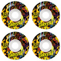Darkstar Skateboard Wheels Blacklight Yellow 52Mm