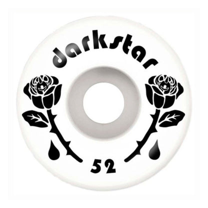Darkstar Skateboard Wheels Forty Black White 52mm 99a