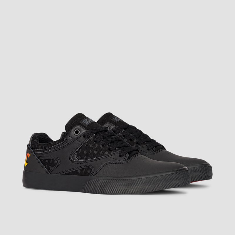 DC Shoes Josh Kalis Vulc AC/DC Black Black Grey USA Size Skateboard Sneakers