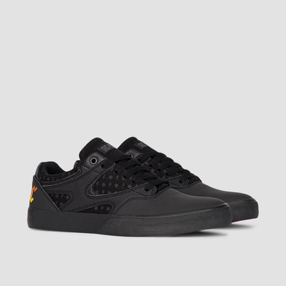 DC Shoes Josh Kalis Vulc AC/DC Black Black Grey USA Size Skateboard Sneakers