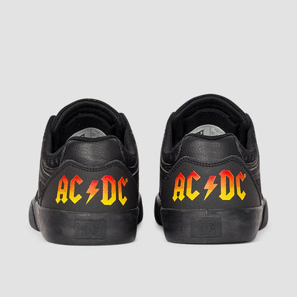 DC Shoes Josh Kalis Vulc AC/DC Black Black Grey USA Size Skateboard Sneakers