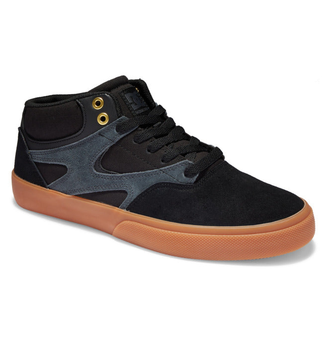 DC Shoes Josh Kalis Vulc Mid S Black/Gum USA Size Skateboard Sneakers
