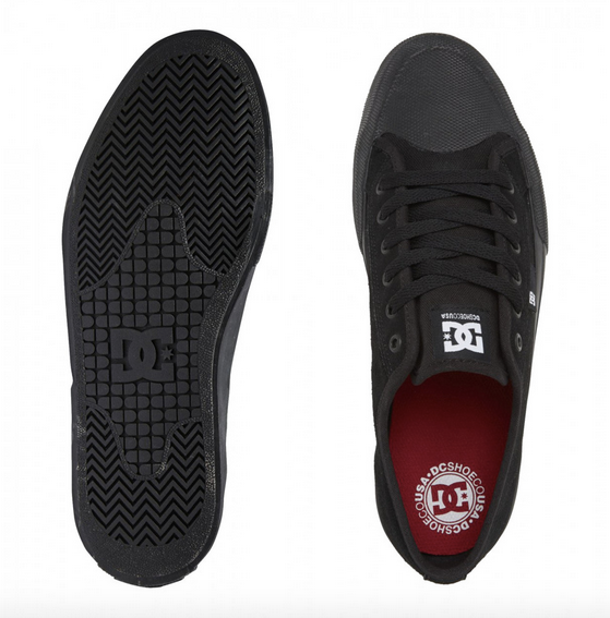 Dc Shoes Manual Rts Black Black Us Size Skateboard Sneakers
