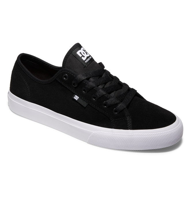 DC Shoes Manual S Black White Super Suede US SIZE Skateboard Sneakers