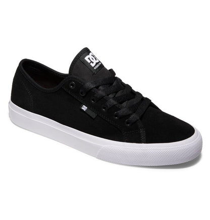 DC Shoes Manual S Black White Super Suede US SIZE Skateboard Sneakers