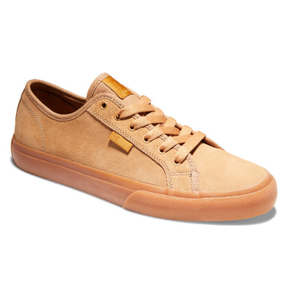 DC Shoes Manual S Brown Gum Super Suede US SIZE Skateboard Sneakers