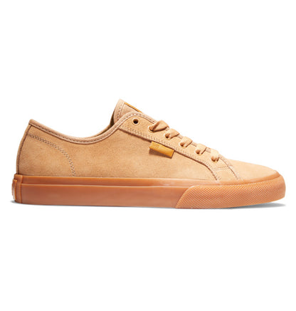 DC Shoes Manual S Brown Gum Super Suede US SIZE Skateboard Sneakers