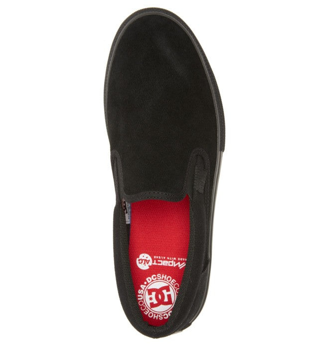 DC Shoes Manual Slip-On Black/Black US SIZE Skateboard Sneakers