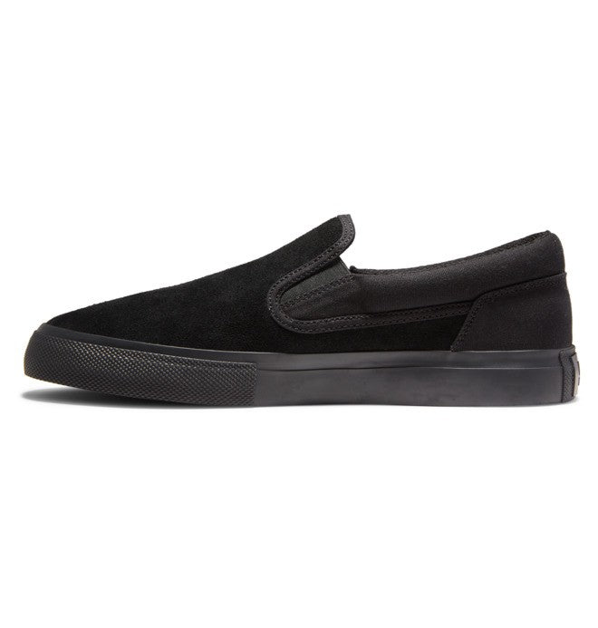DC Shoes Manual Slip-On Black/Black US SIZE Skateboard Sneakers