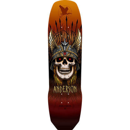 Powell Peralta Deck Andy Anderson Heron Skull 8.45" Rust Maple