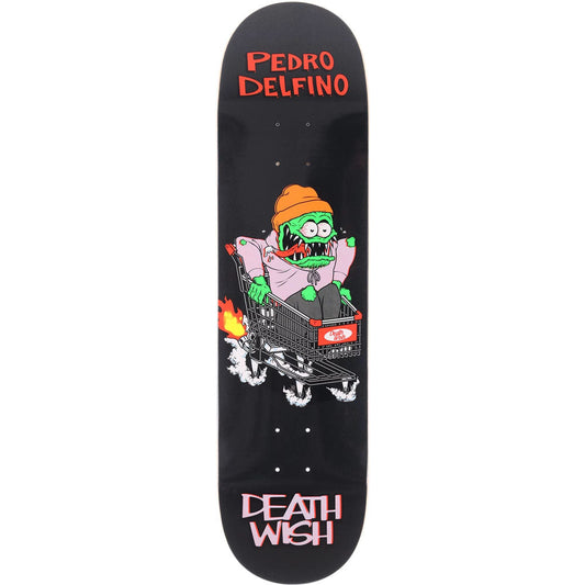 Deathwish Skateboard Deck Pedro Delfino Creeps 8.25" Art by Matthew Skiff